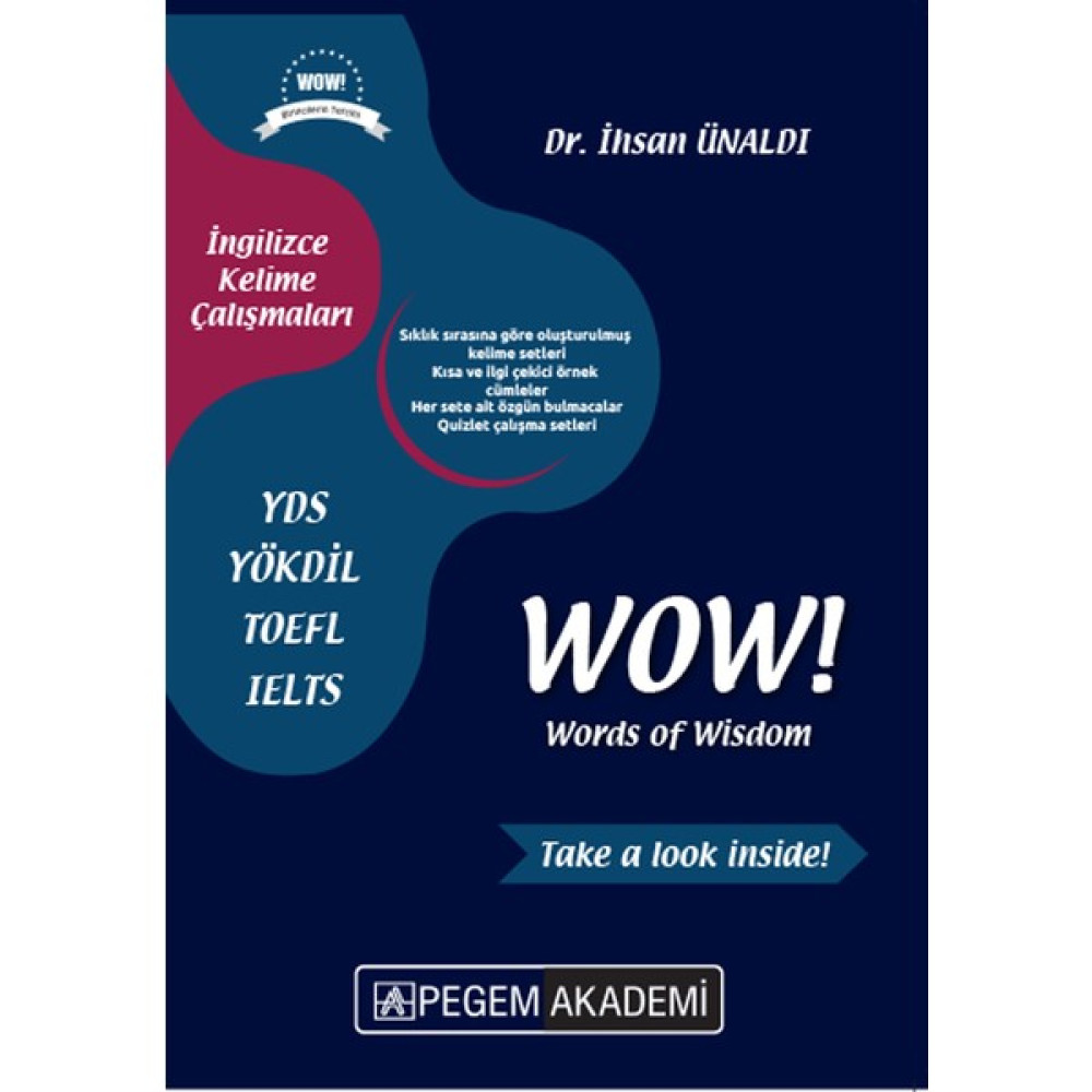 Pegem Akademi YDS YÖKDil TOEFL IELTS Wow! Words Of Wisdom YDS Fiyatı