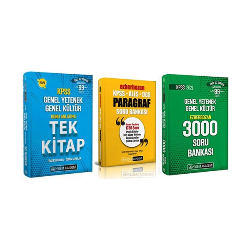 Pegem KPSS Genel Yetenek Genel Kültür Konu Soru Paragraf Seti KPSS Fiyatı