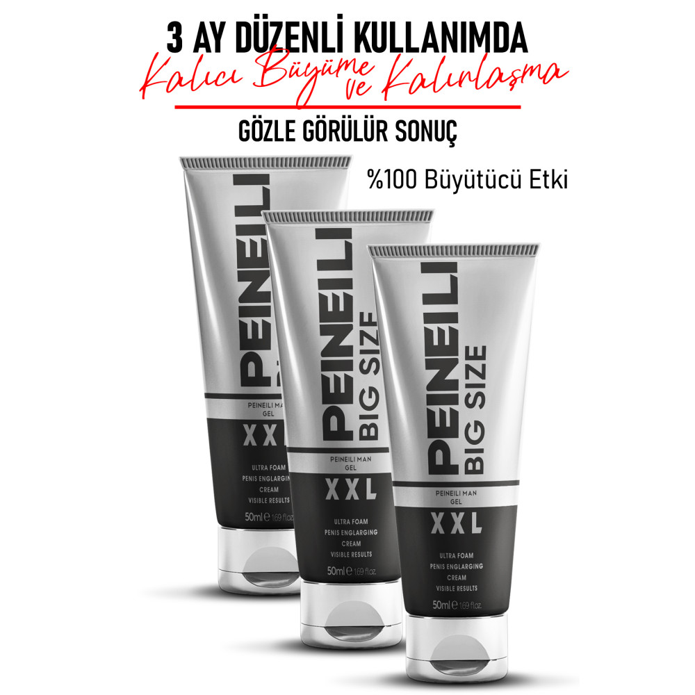 PEINEILI Xxl Bıg Sıze 50ml Krem Penı.s Büyütücü3 Kalınlaştırıcı3 Sertleştirici3 3kt Kayganlaştırıcı Jel Fiyatı