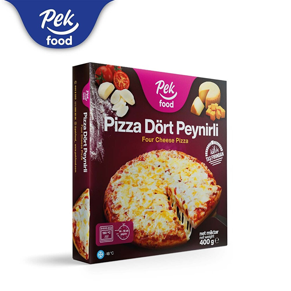 Pek Food Dört Peynirli Pizza 400 Gr Dondurulmuş Gıda Fiyatı