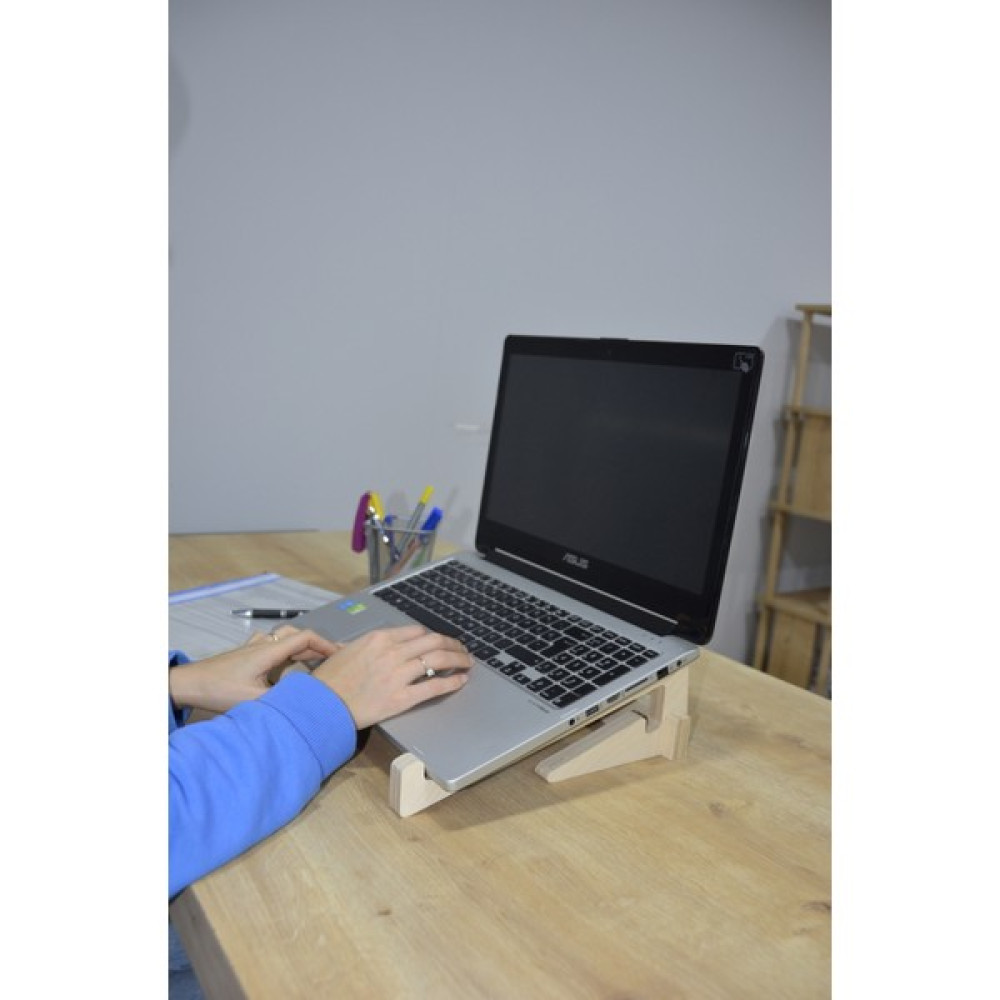 Peka Ahşap Laptop Yükseltici, Laptop Standı, Tüm Modellerle Uyumlu, Taşınabilir Notebook Standı - 30 x 30 cm Sehpa Fiyatı