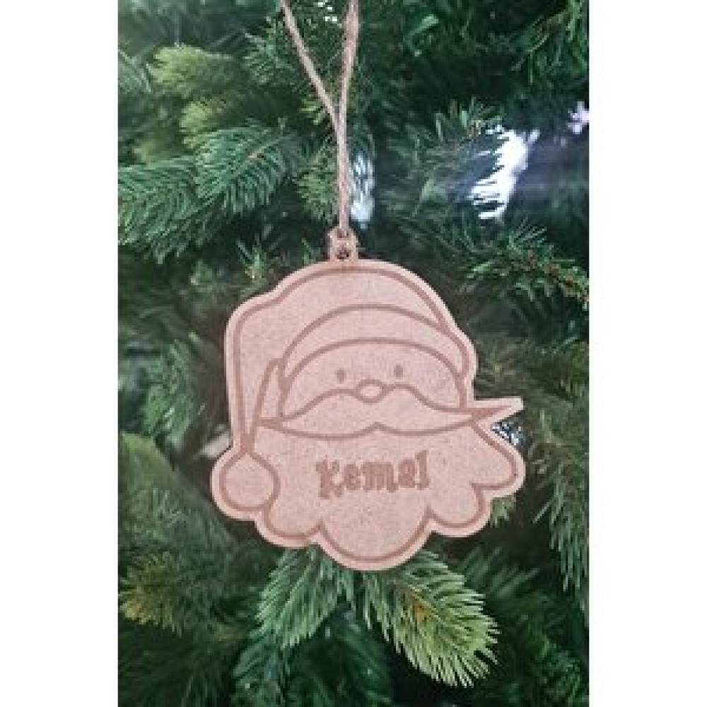 Pekshop Ahşap İsme Özel Noel Baba Ağaç Süsü Yılbaşı Ağacı Süslemesi Yaş Günü & Parti Fiyatı