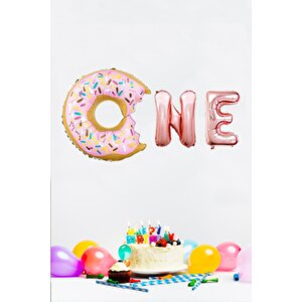 Pekshop Donut Balon One Balonu 1 Yaş Doğum Günü Balonu Yılbaşı Fiyatı