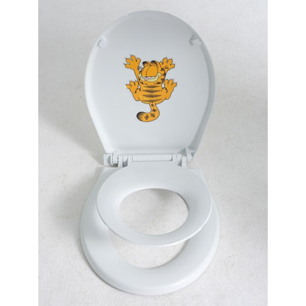 Pekso Kedi Stickerli Çocuk Adaptörlü Çift Kullanımlı Klozet Kapağı Klozet Kapağı Fiyatı