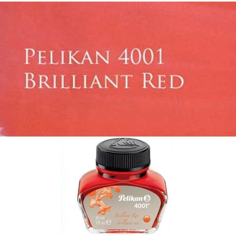 Pelikan 4001 Dolmakalem Mürekkebi 30 Ml. Kırmızı Kalem Kartuşu & Mürekkebi Fiyatı