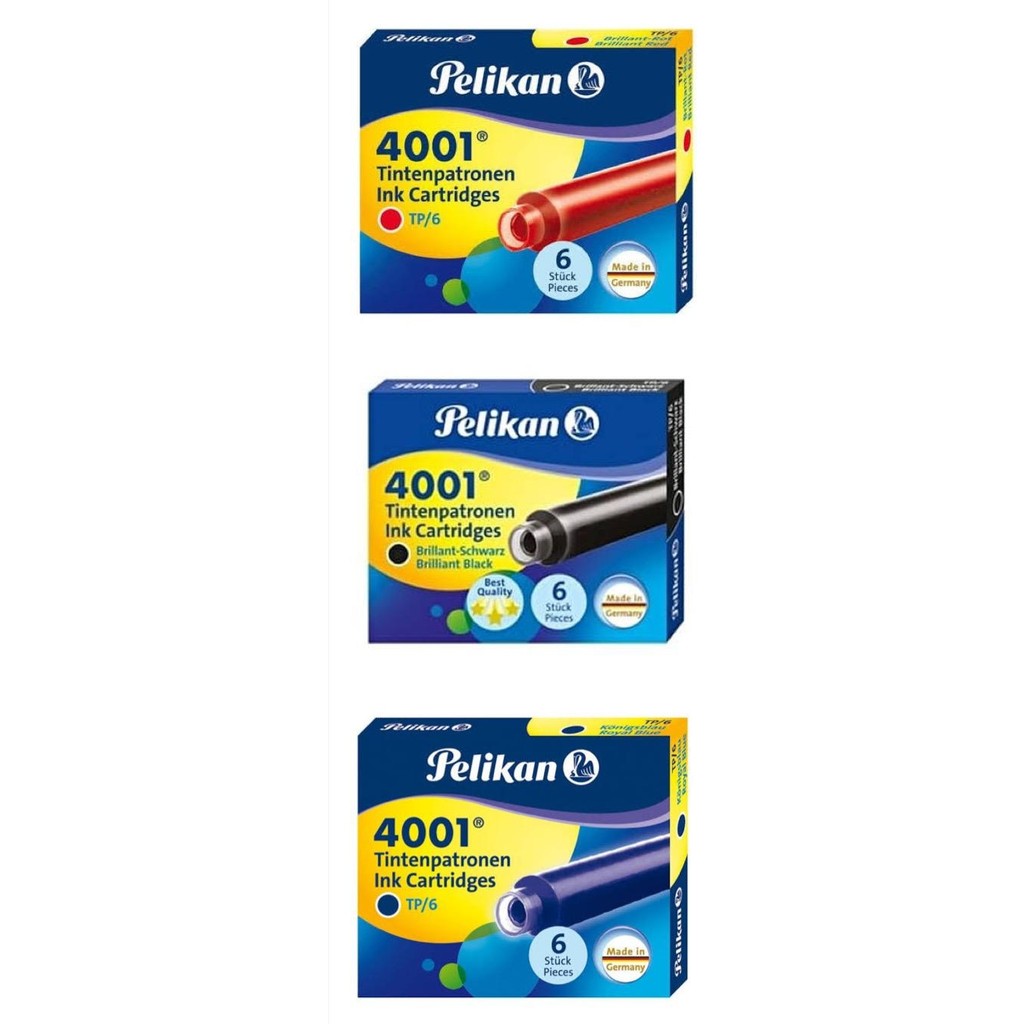 Pelikan Dolma Kalem Kartuşu Siyah Mavi Kırmızı 3 Paket Kalem & Yazı Gereçleri Fiyatı