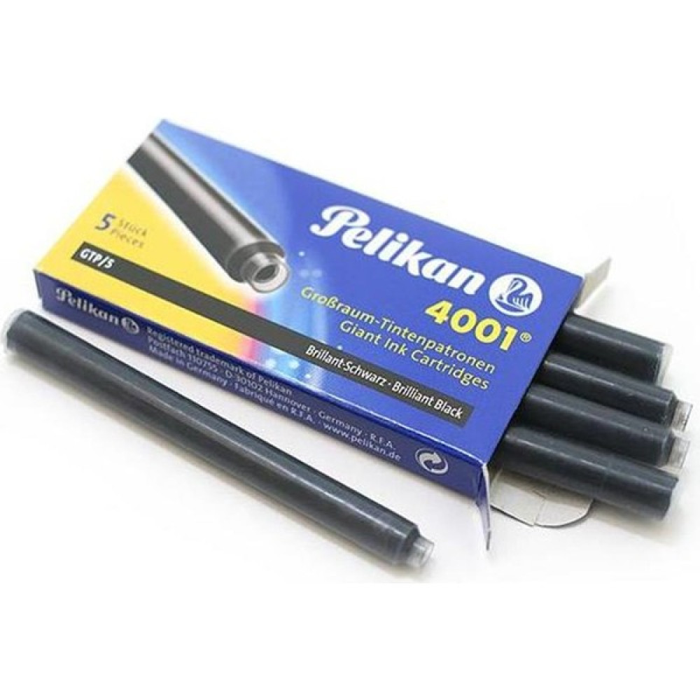 Pelikan Dolma Kalem Tüpü Dev 5'li Siyah 310615 Dolma Kalem Dolma Kalem Fiyatı