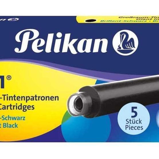 Pelikan GTP5 Siyah Uzun Dolma Kalem Kartuşu