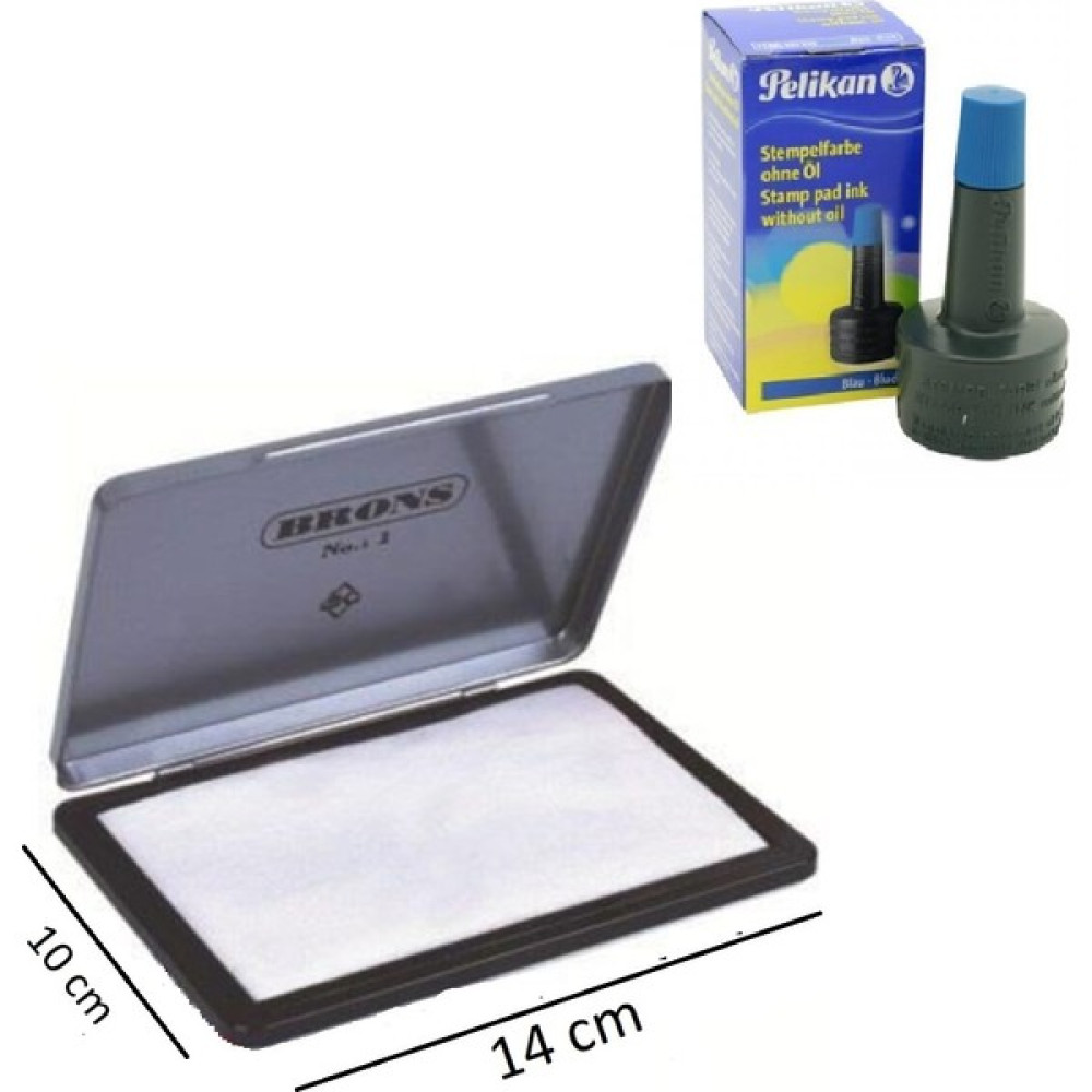 Pelikan Mavi Istampa Mürekkebi ve Büyük Metal Istampa 1 Adet Kalem Kartuşu & Mürekkebi Fiyatı