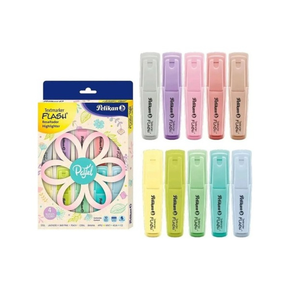 Pelikan Pelikan 10 Lu Pastel Fosforlu Işaretleme Kalemi Oto Boyaları Fiyatı