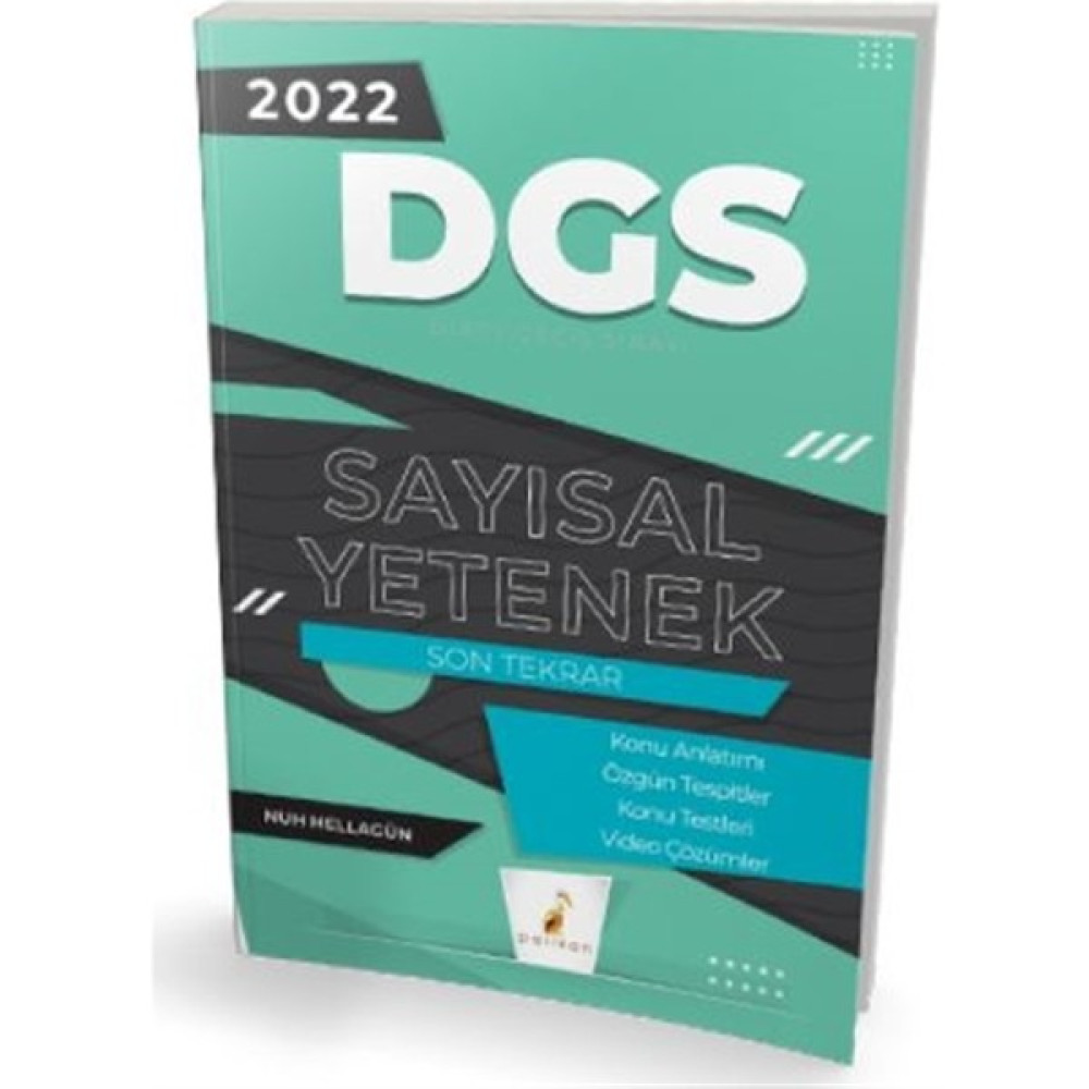 Pelikan Tıp Teknik Yayıncılık DGS 2022 Sayısal Yetenek Son Tekrar Konu Anlatımı DGS Fiyatı