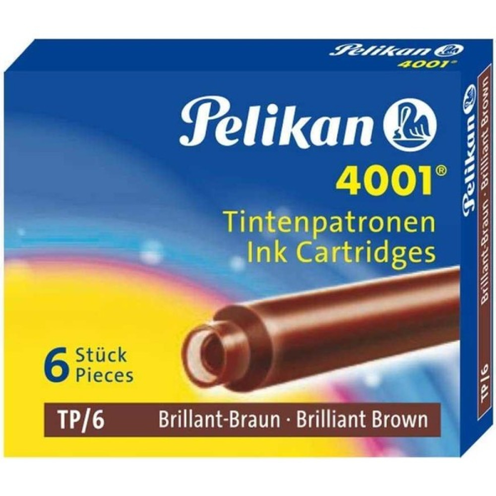Pelikan Tp6x Dolma Kalem Kartuşu Kahverengi Jel Mürekkepli (Roller) Kalem Fiyatı