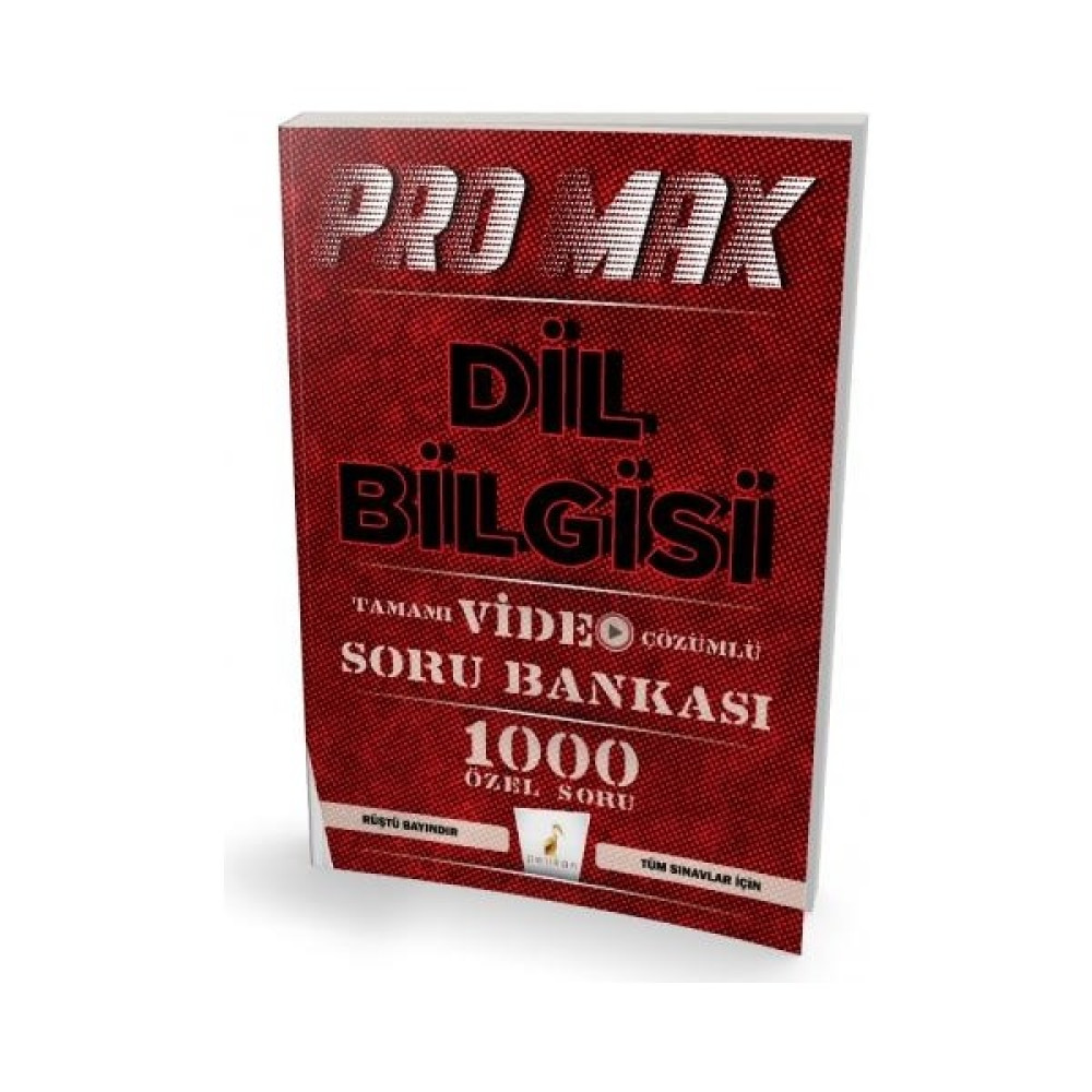 Pelikan Yayınları Promax Dil Bilgisi Tamamı Video Çözümlü Soru Bankası - Rüştü Bayındır Temel Yeterlilik Testi (TYT) Fiyatı
