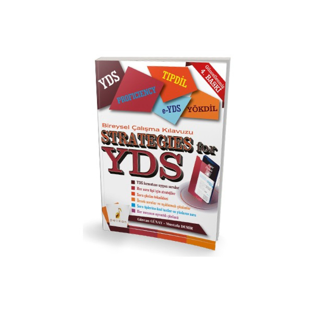Pelikan Yayınları Strategies For Yds Bireysel Çalışma Kılavuzu Yabancı Dil Öğretici Kitaplar ve Eğitim Setleri Fiyatı