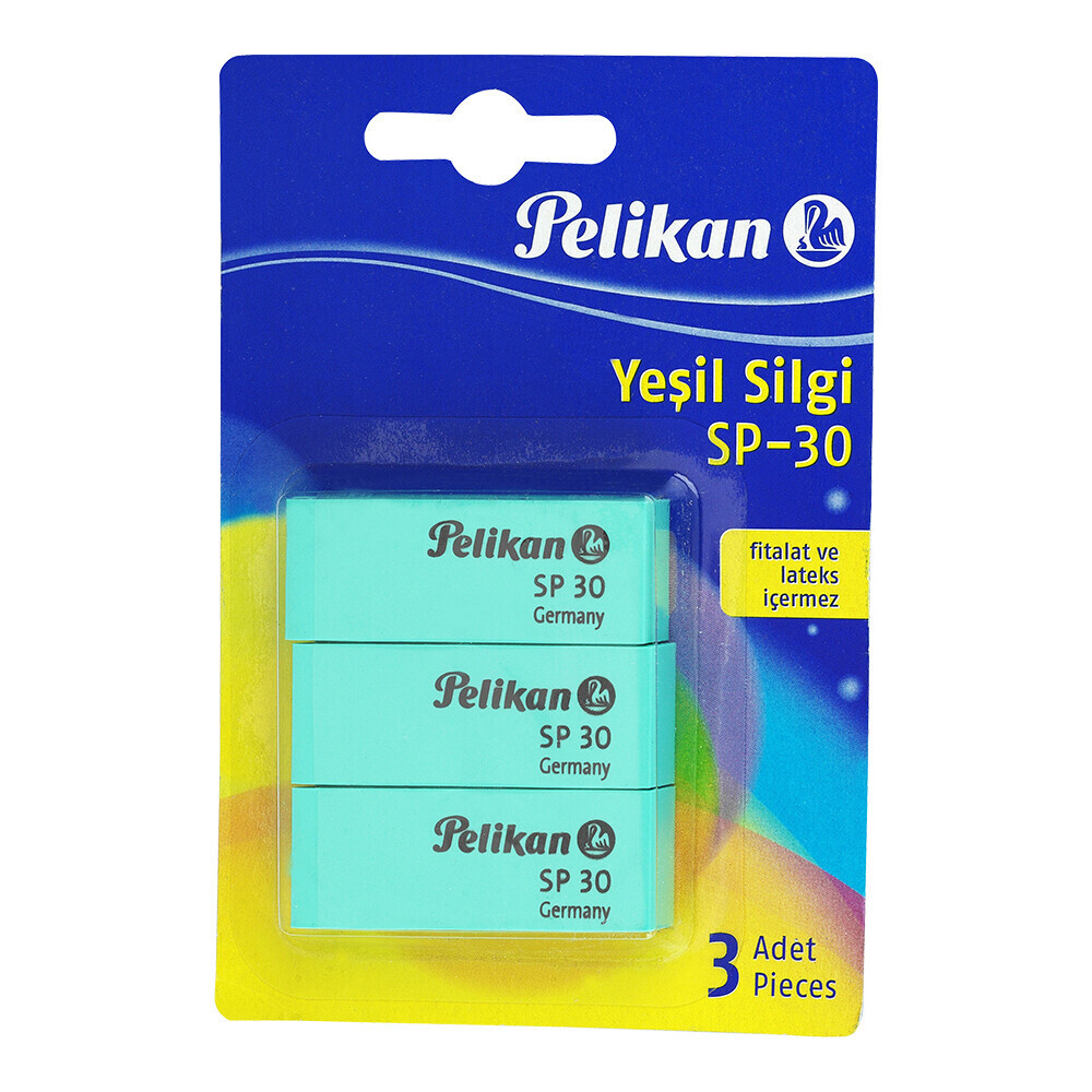 Pelikan Yeşil Silgi 3'lü Kalem & Yazı Gereçleri Fiyatı