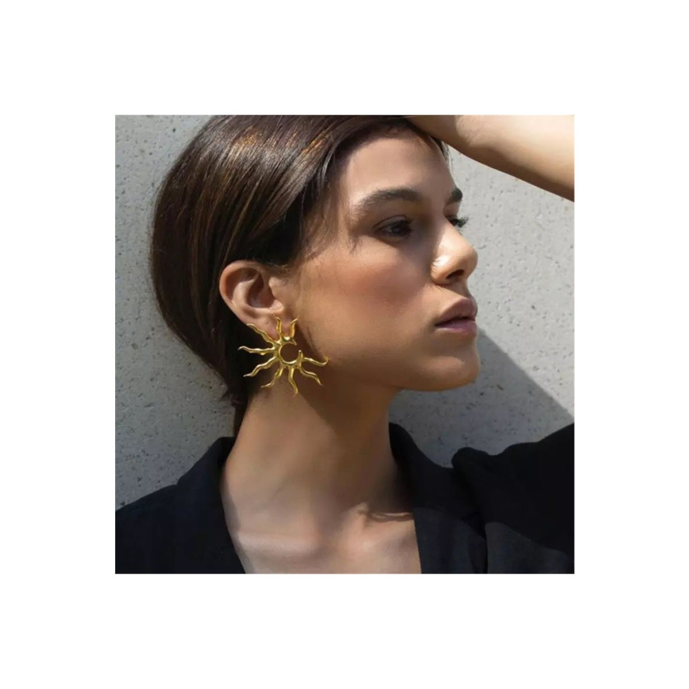 Pelin Aksesuar Yarım Güneş Küpe Bijuteri Küpe Fiyatı