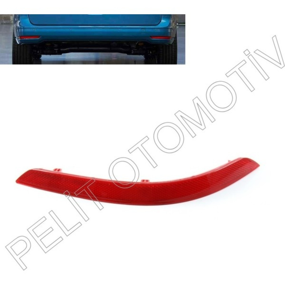 pelit oto Caddy Sol Arka Tampon Reflektörü 2K5945105D Trafik Malzemeleri Fiyatı