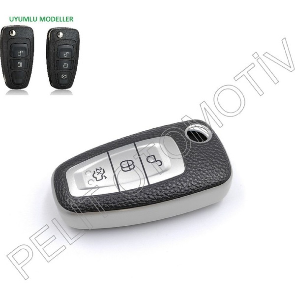 pelit oto Ford Fiesta Focus Mondeo Süperlüx Anahtar Kılıfı Gümüş Anahtarlık Fiyatı