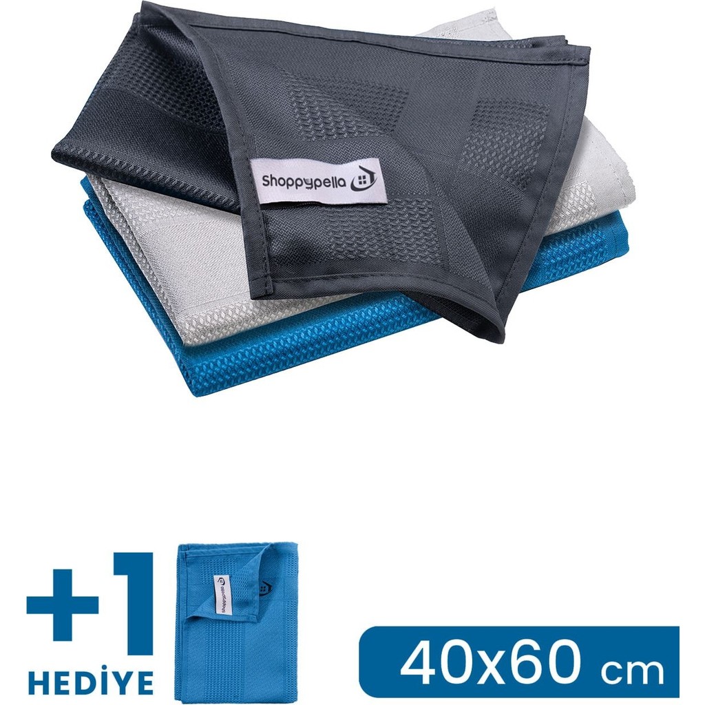 Pella Classic 3'lü Mikrofiber Temizlik Bezi 40x60 cm Renkli Hızlı Kuruma ve Makinede Yıkanabilir Deterjan ve Temizlik Ürünleri Fiyatı