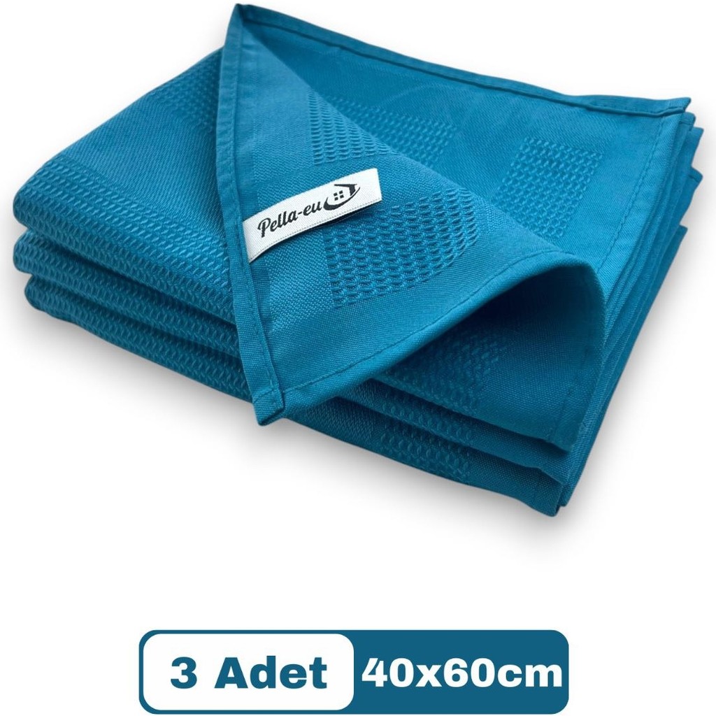 Pella-Eu Mikrfiber Temizlik Bezi Cam/ayna Bezi Genel Temizlik Bezi 3 Adet Mavi 40X60CM SSD / Solid State Drive Fiyatı