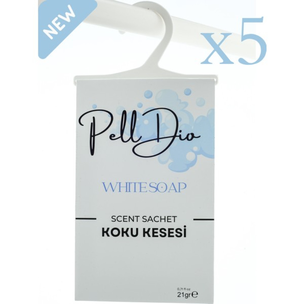 PellDio Home 5'li Whitesoap Dolap Kokusu Ayakkabılık ve Çekmece Kokusu Kesesi Oda Kokusu Fiyatı