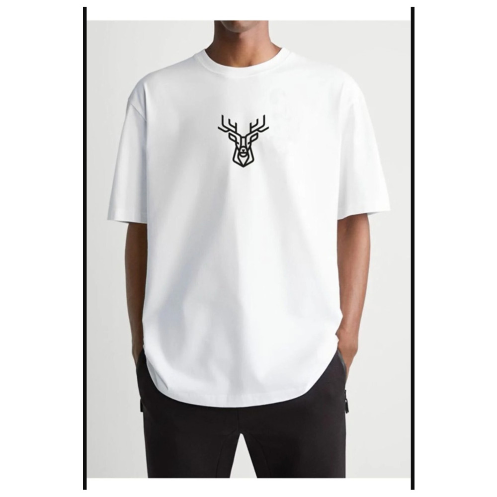 Pelna t-shirt oversize unisex baskılı bisiklet yaka S Beden Bayan T-shirt Fiyatı