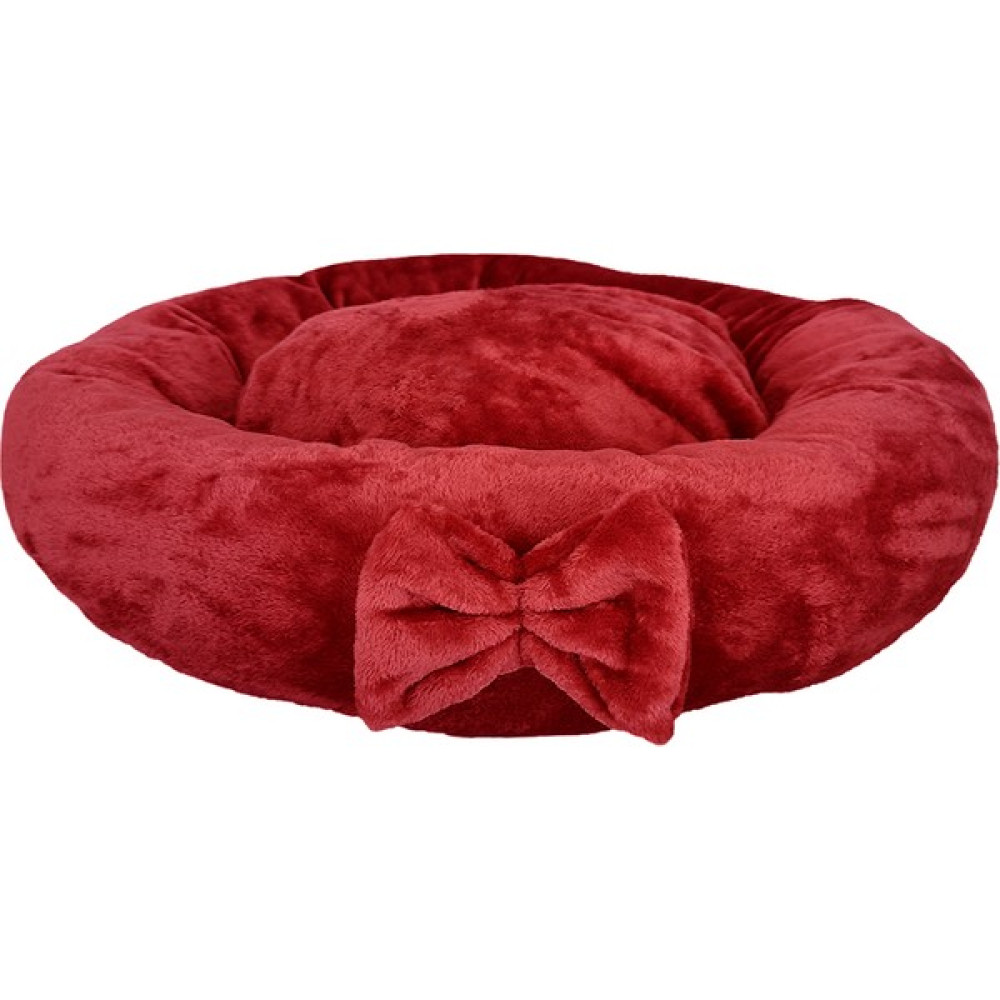 Pelüş Simit Kedi & Köpek Yatağı - Kırmızı Evcil Hayvan Ürünleri Fiyatı