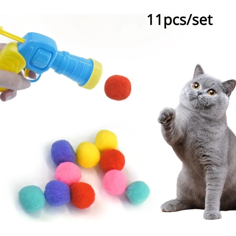 Peluş Top Atan Interaktif Kedi Oyuncağı - 001-Beyaz Evcil Hayvan Ürünleri Fiyatı