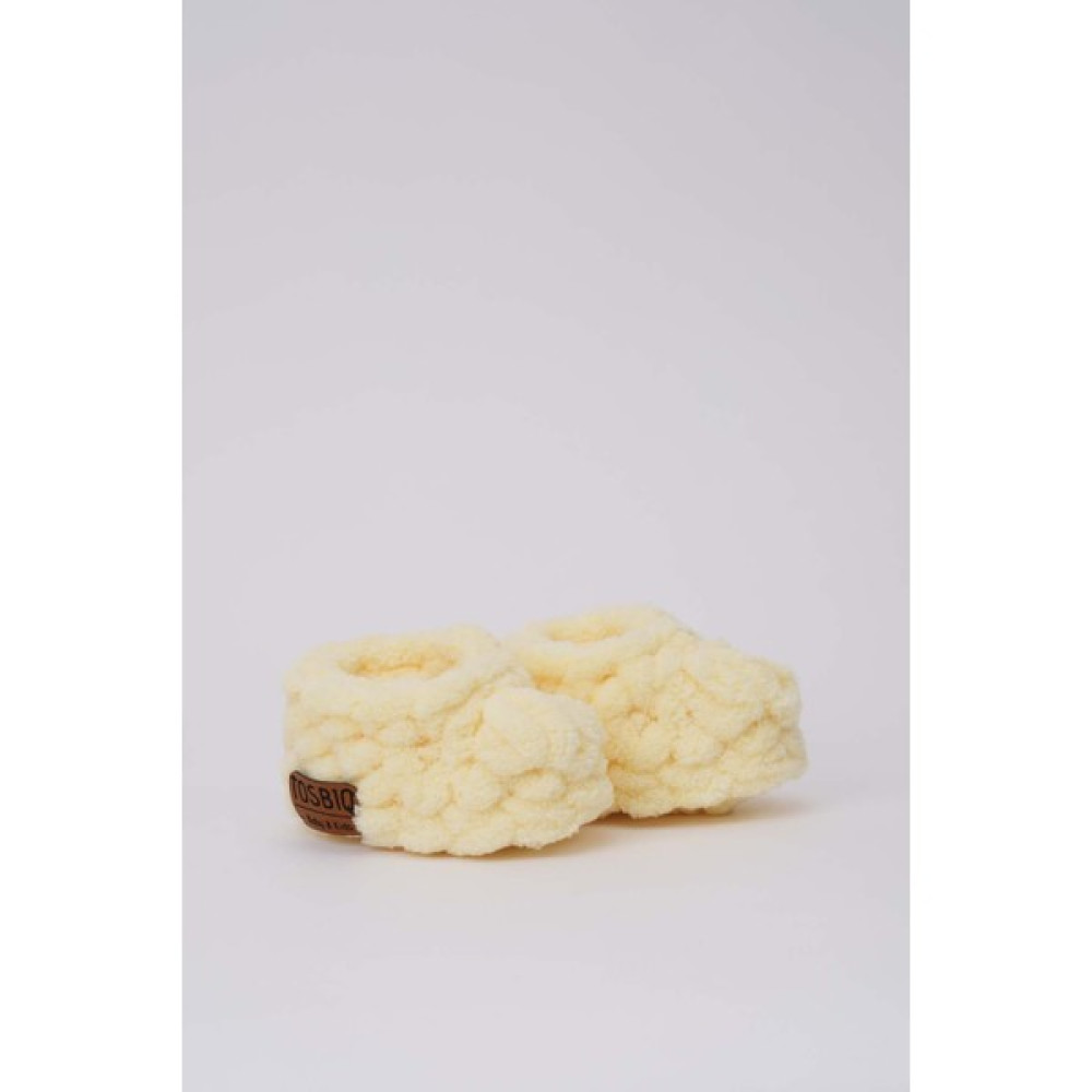 Peluş Yenidoğan Yumuşak Alize Puffy Panduf Patik Hamile Hediyesi Açık Sarı 0-3m Organik Sertifika By Tosbiq Baby Made In Turkey Bebek Ayakkabısı Fiyatı