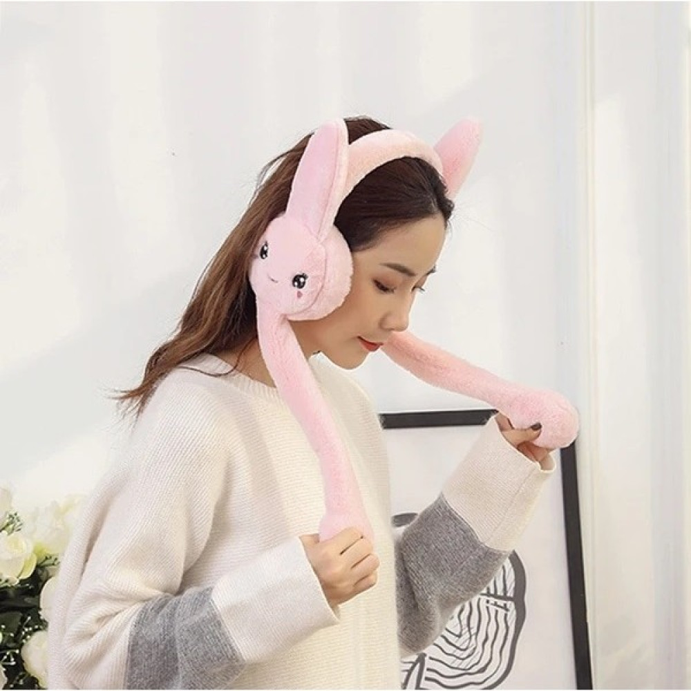 Pembe Bijuteri Kulakları Hareketli Tavşan Peluş Kulaklık Kadın Kulaklığı Fiyatı