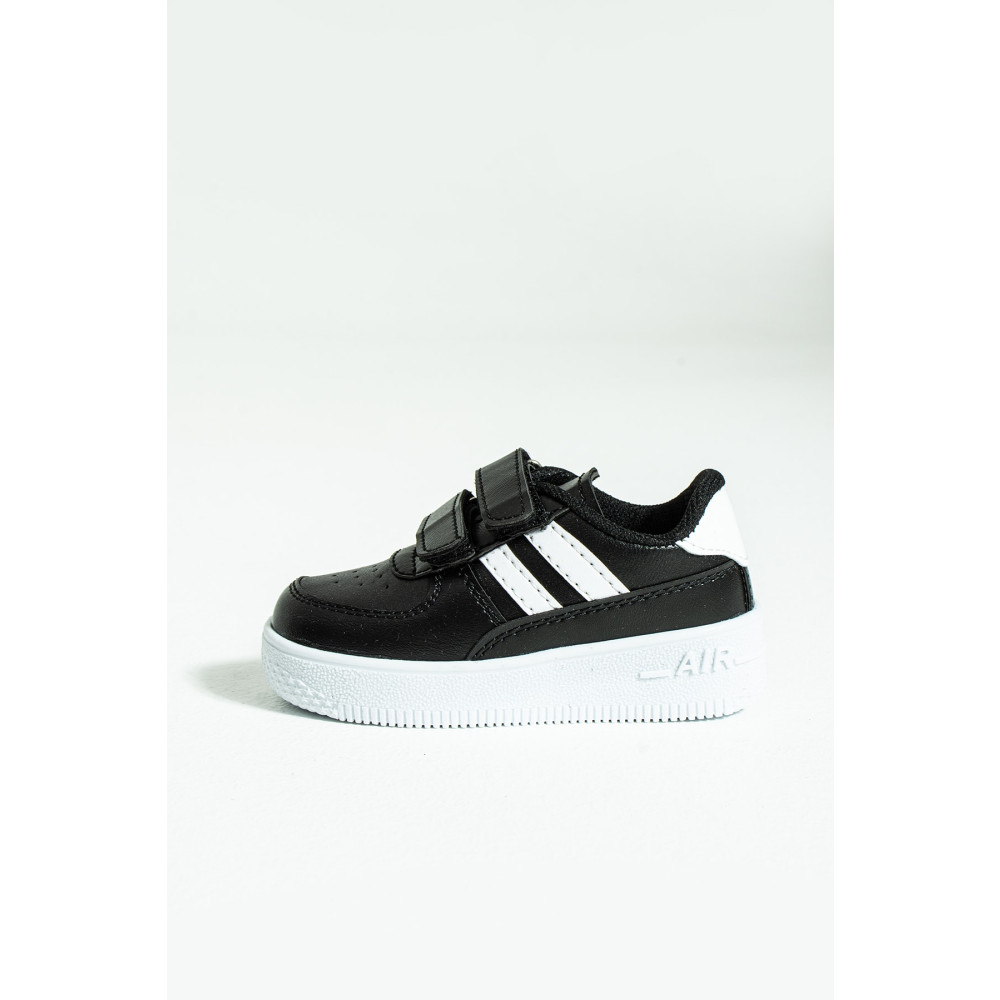 Pembe Potin Çocuk Unisex Siyah Beyaz Sneakers Cırtlı Spor Rahat Çocuk Ayakkabısı 27 Beden Spor Ayakkabı Fiyatı