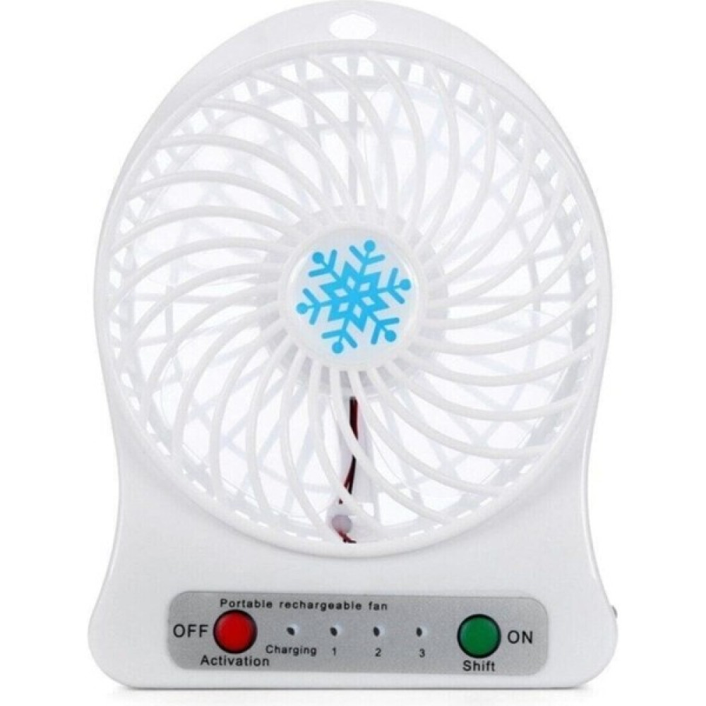 Pembecin 3 Kademeli Şarjlı Masa Üstü USB Mini Taşınabilir Vantilatör Fan - Beyaz Oto Boyaları Fiyatı