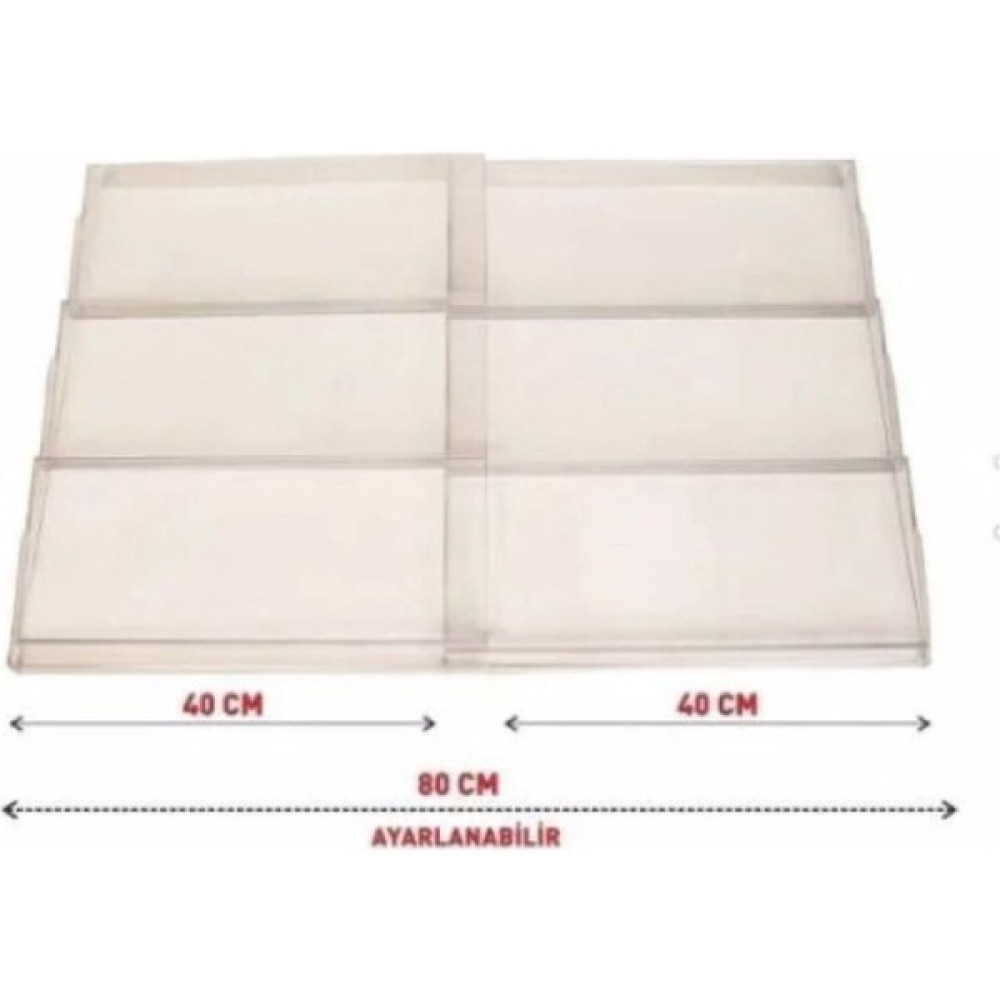 Pembeli Home 2 Parça Akrilik 40X40X43CM Çekmece Kavanoz Düzenleyici Eşya Saklama / Düzenleme Fiyatı