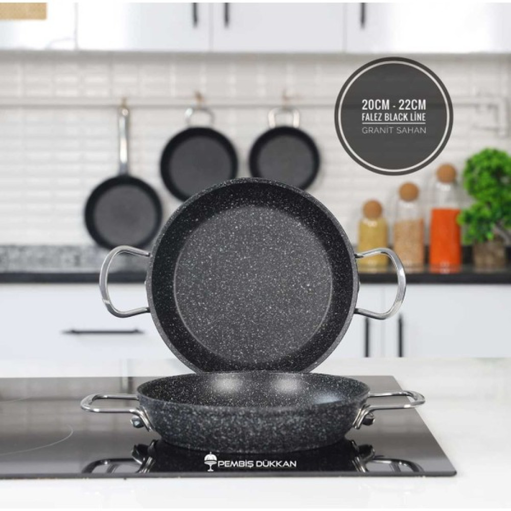 Pembiş Dükkan Falez 20 cm Black Line Granit Sahan Tavalar Fiyatı
