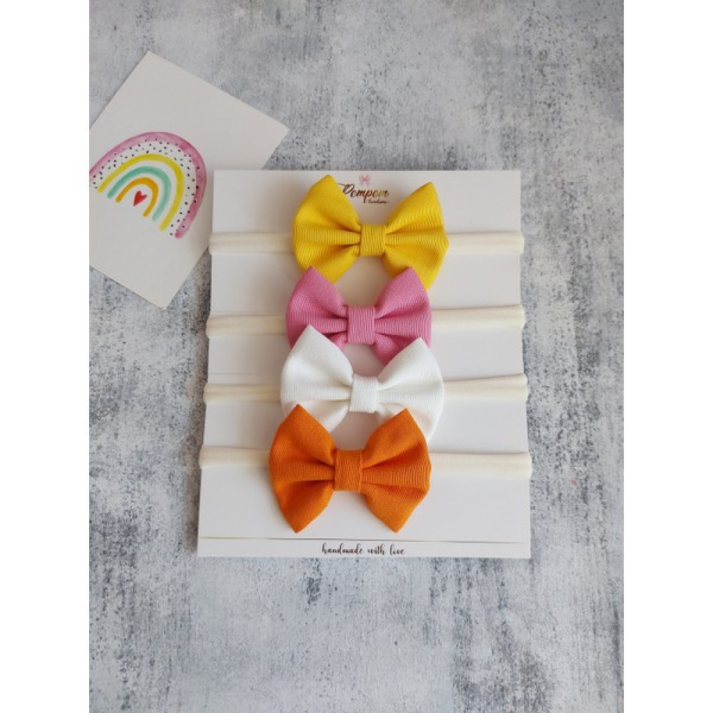Pempem Bandana Kız Bebek 4 Lü Fiyonk Bandana Set Bebek Saç Bandı Fiyatı