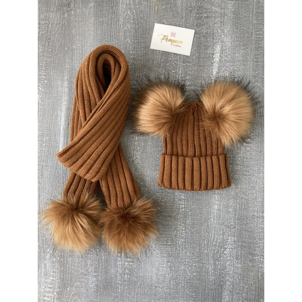 Pempem Bandana Kız Bebek Atkı Bere Set Bebek Şapkası Fiyatı