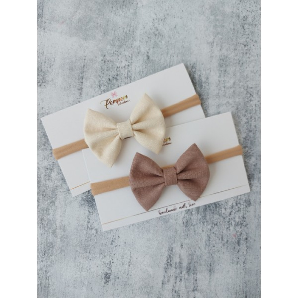 Pempem Bandana Kız Bebek Fiyonk Bandana 2 Li Set Bebek Saç Bandı Fiyatı