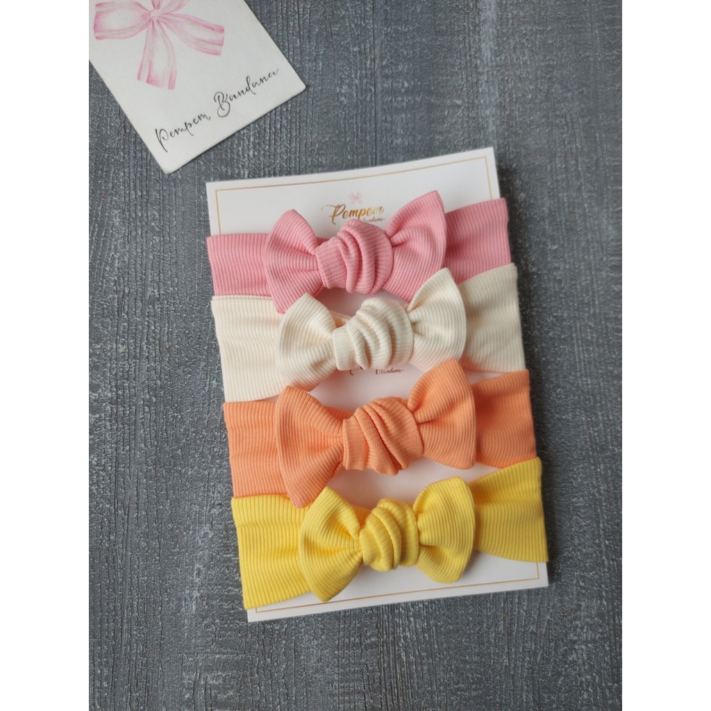 Pempem Bandana Kız Bebek Ribana Bandana 4 Lü Set Diğer Fiyatı