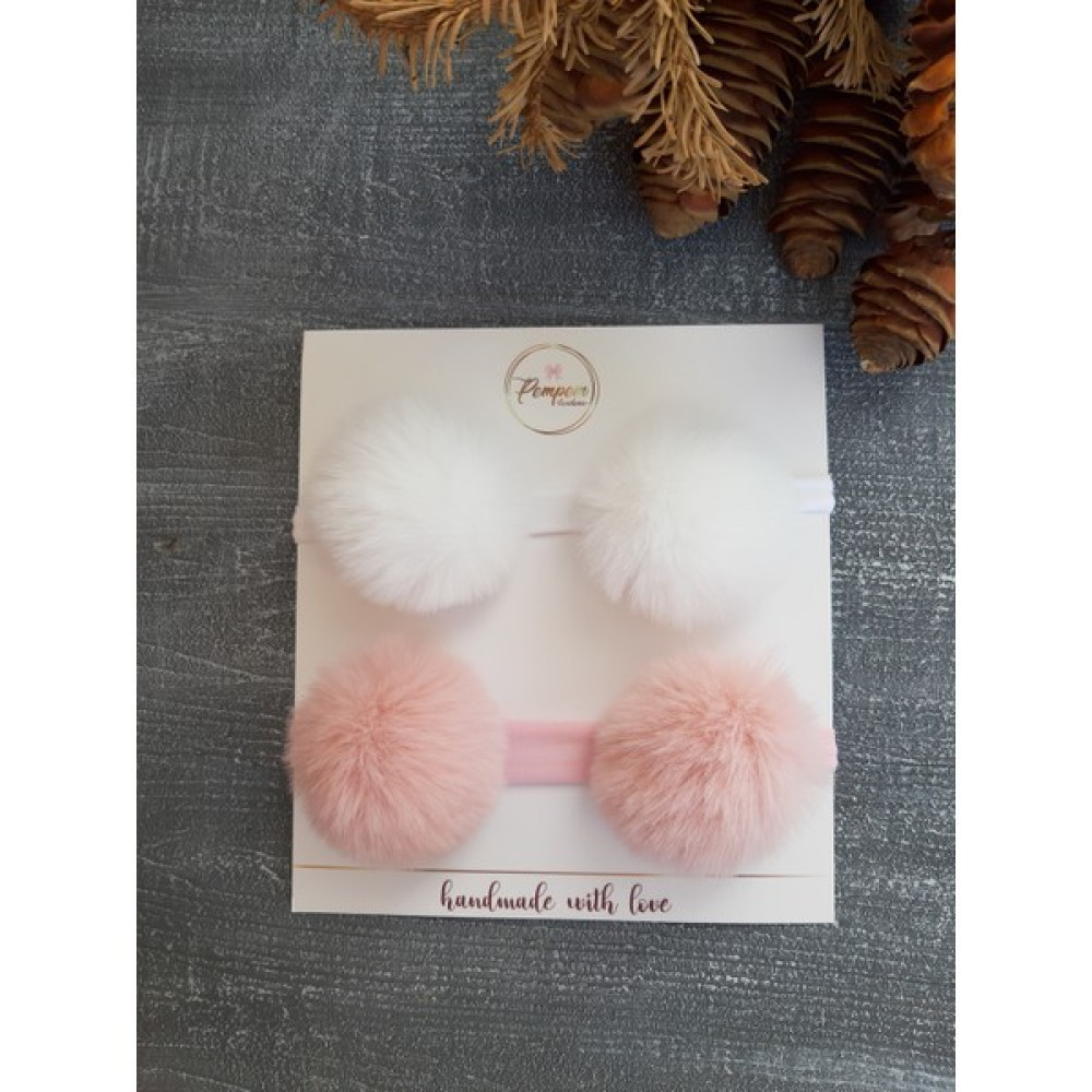 Pempem Bandana Pempembandana Kız Bebek Peluş Ponpon Bant 2 Li Set Bebek Saç Bandı Fiyatı