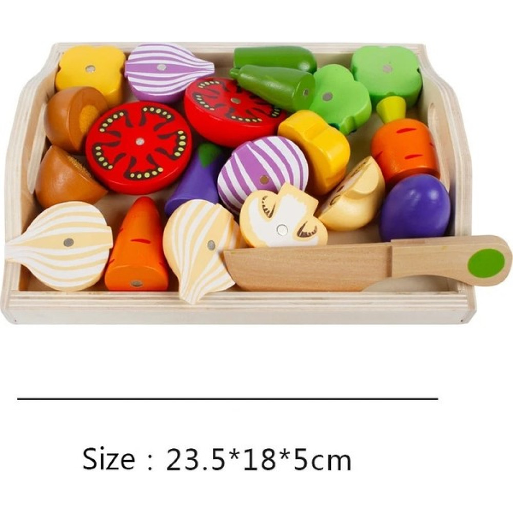 Pengfu Shop F Stili Montessori Kesilmiş Meyve ve Sebze Oyuncaklar Ahşap Klasik Oyun Simülasyon Mutfak Serisi Oyuncaklar Erken Eğitim Hediye Oyun Ev... Oyuncak Fiyatı