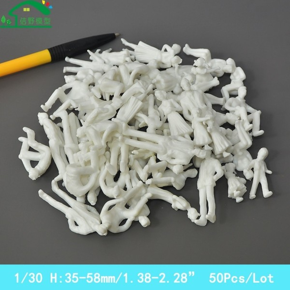 Pengfushop4 1-30 50 Adet Tarzı Pcslot Plastik Minyatür Figürler Mimari Ölçekli Model Malzeme Ho Ölçekli Tren Modeli Manzara Düzeni (Yurt Dışından) Eğitici Oyuncak Fiyatı