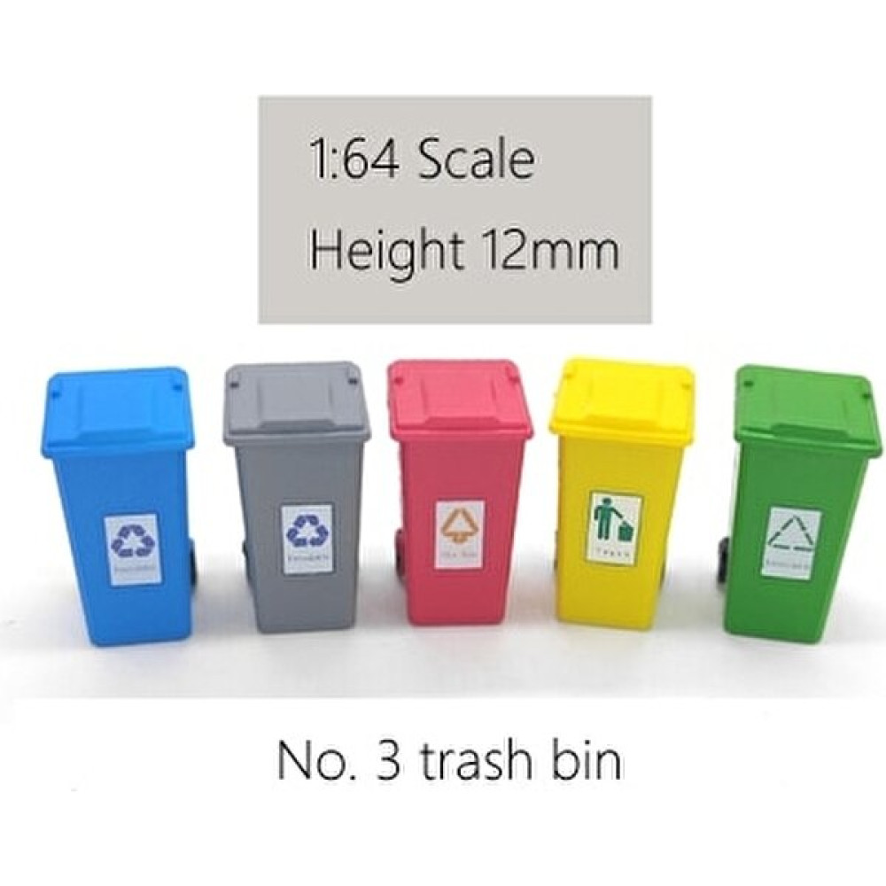 Pengfushop4 12MM Tarzı 1: Minyatür Mmulation Ashcan Modeli Kum Masa Sahne Sokak Peyzaj Dekorasyon Çöp Kovası (Yurt Dışından) Eğitici Oyuncak Fiyatı
