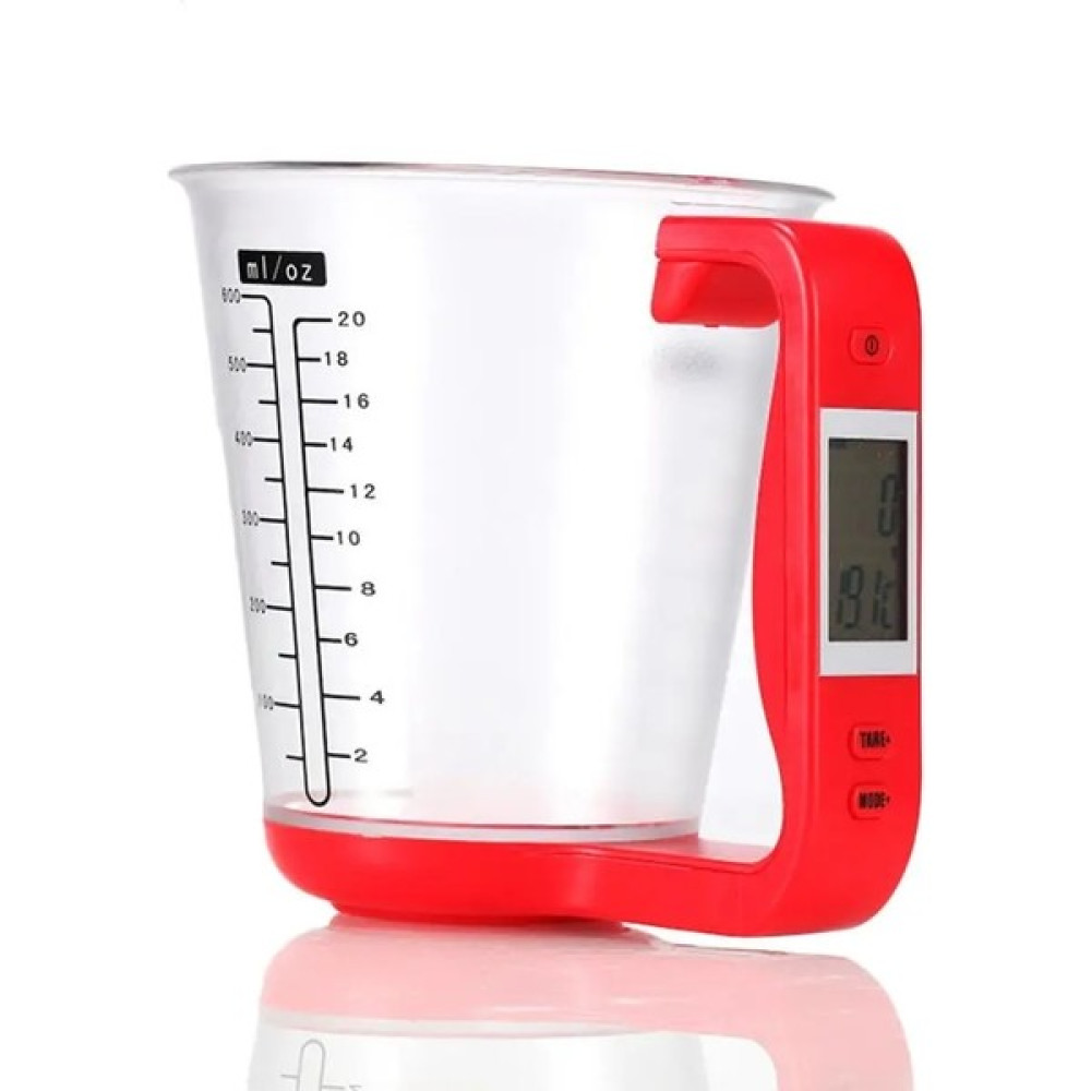 Pengfushop4 Kırmızı Mutfak Terazisi Stili Ölçme Fincan Mutfak Terazileri Dijital Elektronik Mutfak Terazisi, Sıcaklık LCD Ekranlı Mutfak Gereçleri Için Ölçüm Kapları (Yurt Dışından) - Renkli Oto Boyaları Fiyatı