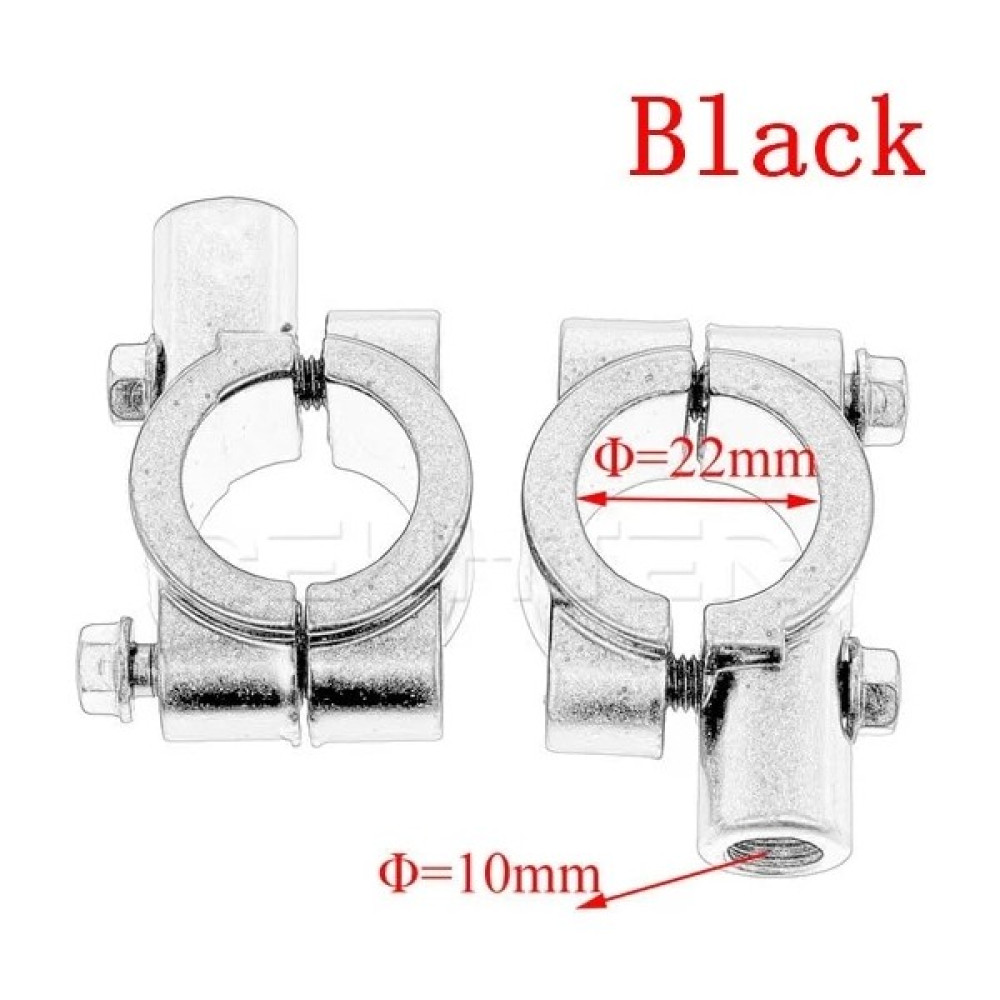 Pengfushop5 Siyah 10 mm 22 mm Stil Motosiklet Ayna Montaj Kelepçesi Dikiz Aynası Tutucu Adaptörü Gümüş Siyah Metal Gidon Konu 2 Adet (Yurt Dışından) Motorsiklet için Diğer Aksesuarlar Fiyatı