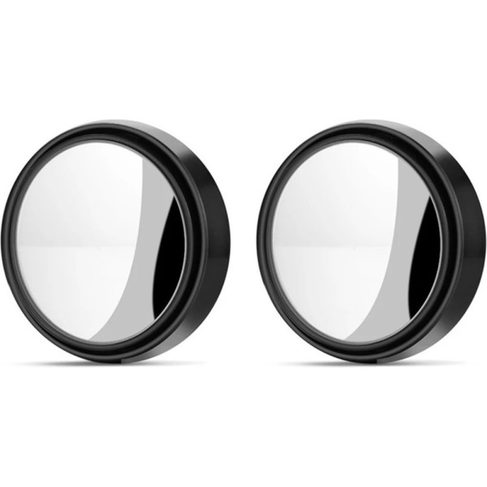 Pengfushop5 Siyah Stil 2 Adet Hd Cam Araba Kör Nokta Ayna Oto Motosiklet 360 ° Ayarlanabilir Geniş Açı Dikiz Aynaları Ekstra Yuvarlak (Yurt Dışından) Motorsiklet için Diğer Aksesuarlar Fiyatı