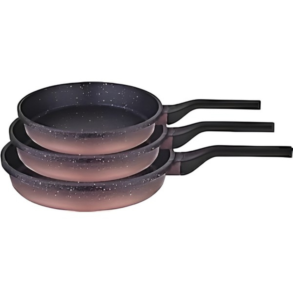 Penguen Aluminyum Döküm Granit 3 Lü Tava Seti 20CM 24CM 28CM Siyah Oto Boyaları Fiyatı