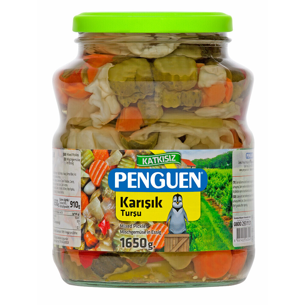 Penguen Karışık Turşu 1650 G Konserve Fiyatı