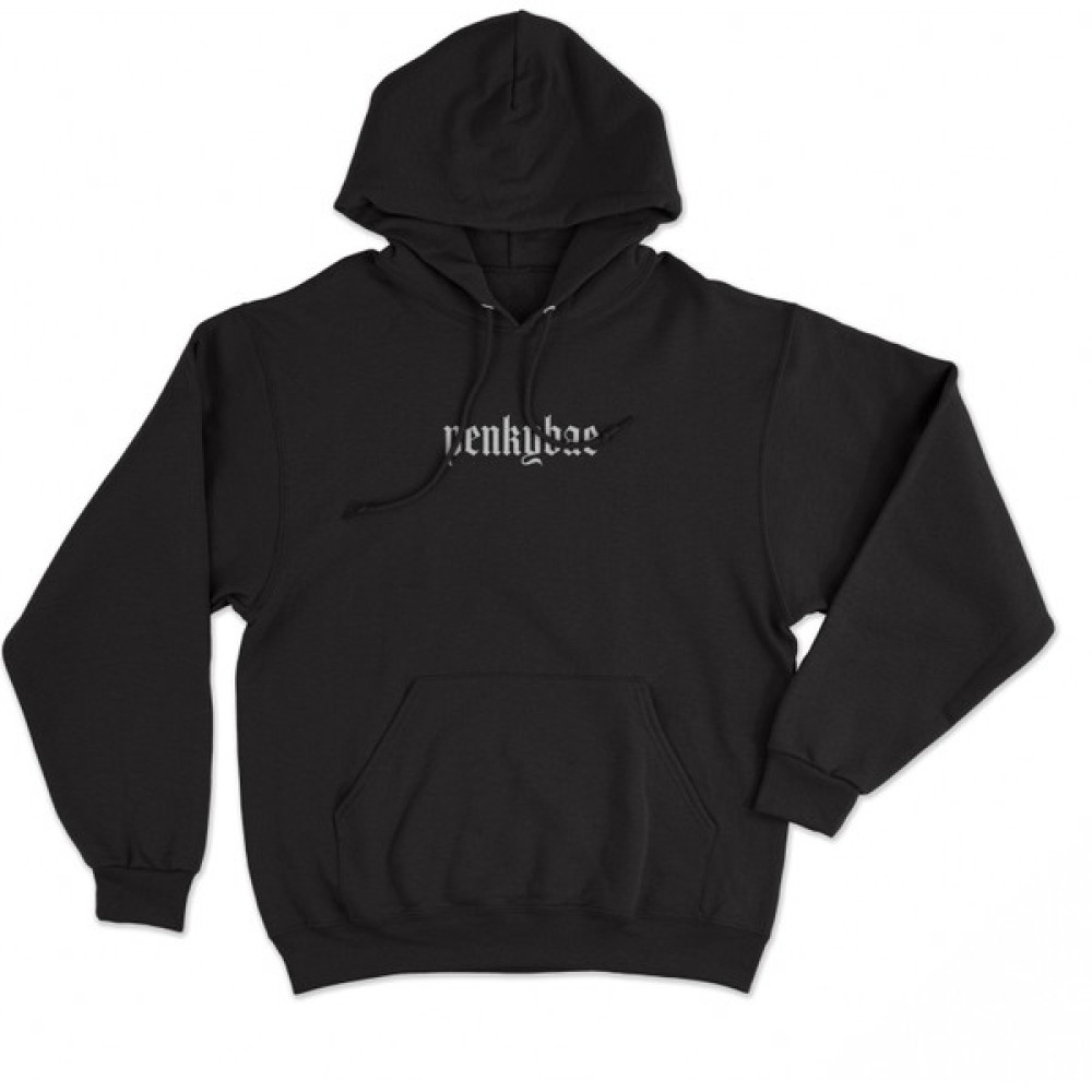 Penkybae Twıy Oversize Beyaz Baskılı Siyah Sweatshirt Erkek Sweatshirt Fiyatı