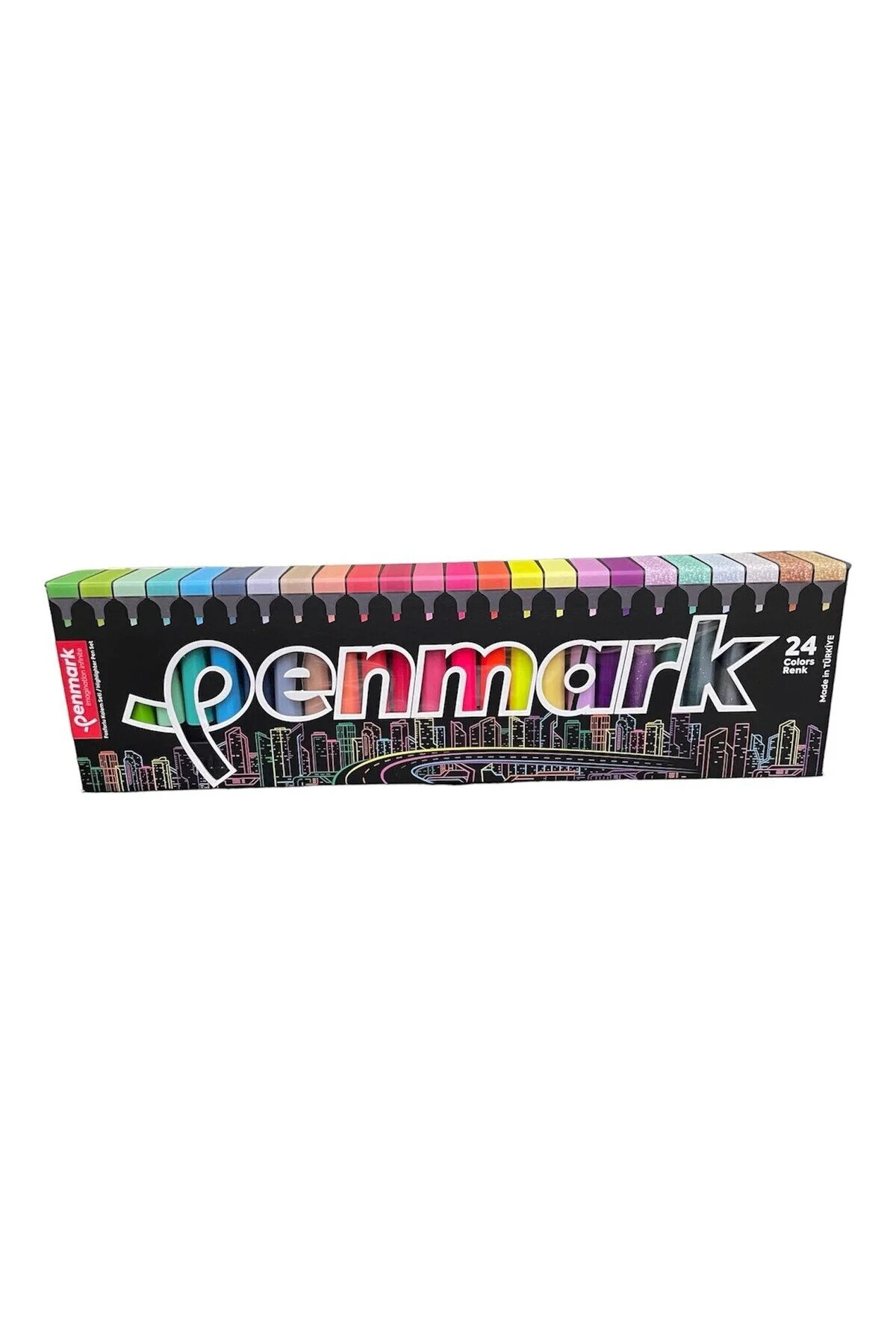 penmark Fosforlu Kalem 24 Lü Süper Kutu 6 Neon 6 Pastel 6 Tropik 6 Simli Hs-505-24 Set" Fosforlu Kalem Fiyatı