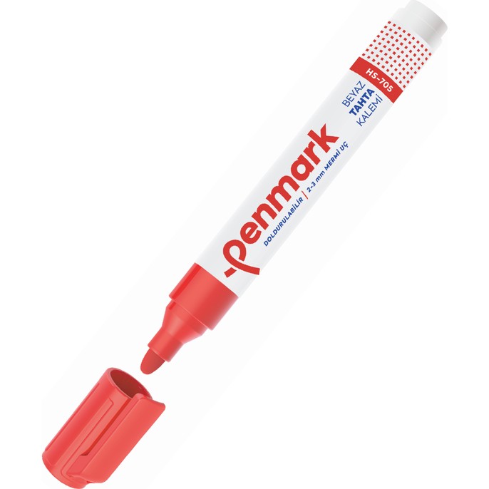 Penmark HS-305-03 Beyaz Tahta Kalemi Kırmızı Yazı Tahtası Kalemi Fiyatı